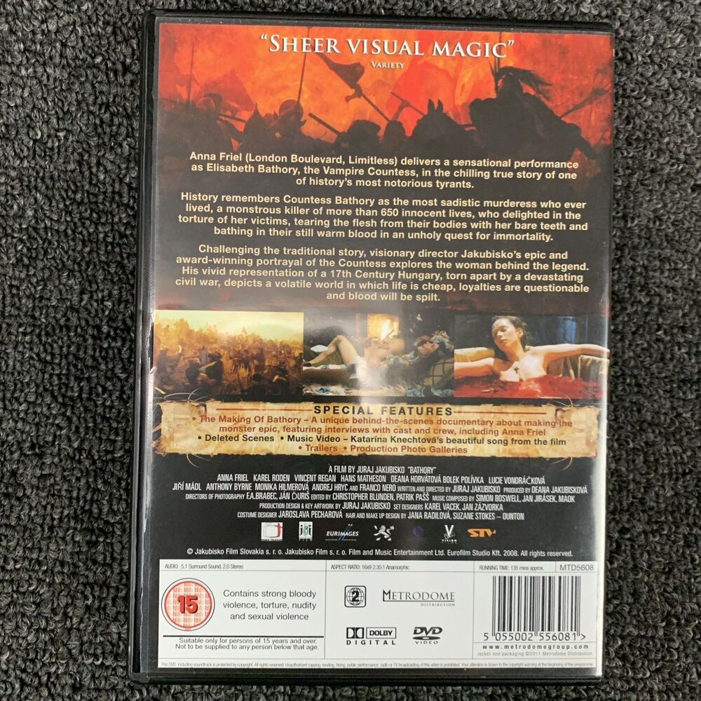 Bathory - Countess of Blood (DVD) Anna Friel Hans Matheson Jiri Madl (UK IMPORT) - Picture 2 of 5
